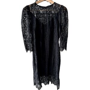 Black lace long sleeve Express Dress. New with tags. Size Medium